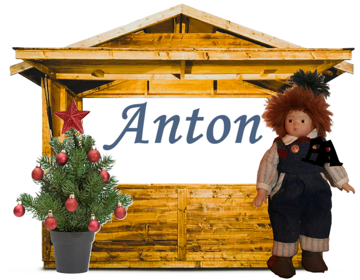 Anton Anton wohnt am Weihnachtsmarkt